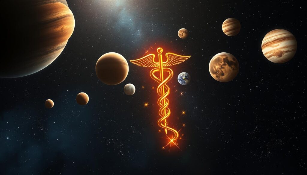 Planeten und Gesundheit
